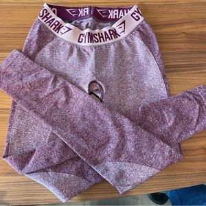 Gymshark logo leggings, purple, size medium